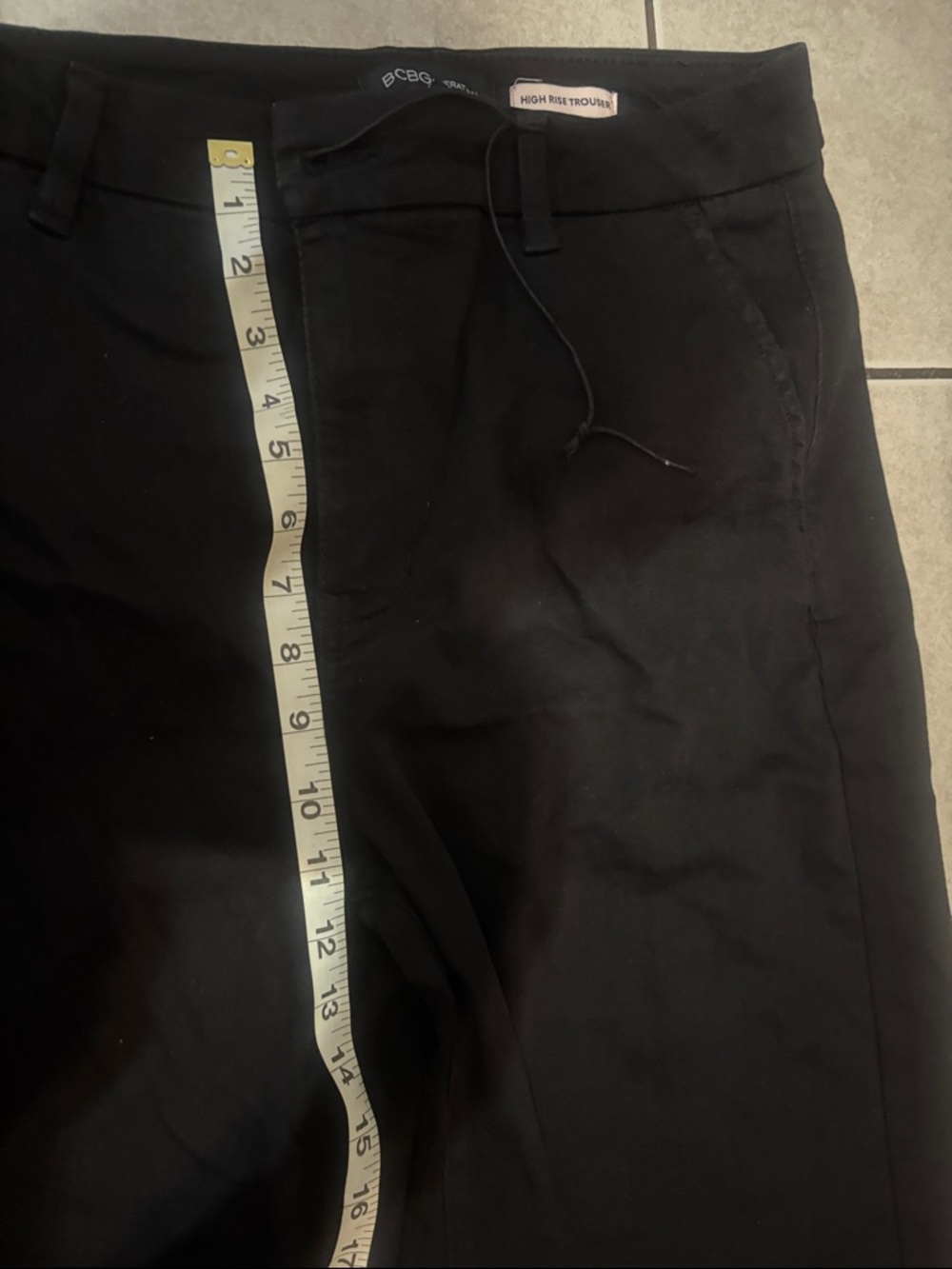 BCBGeneration Black High Rise Trouser - Picture 5 of 7